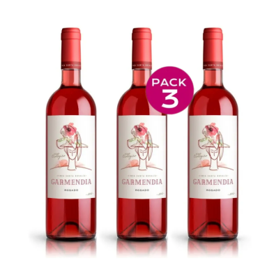 3 bouteilles Garmendia Rosé 2023 (10.34€/u)