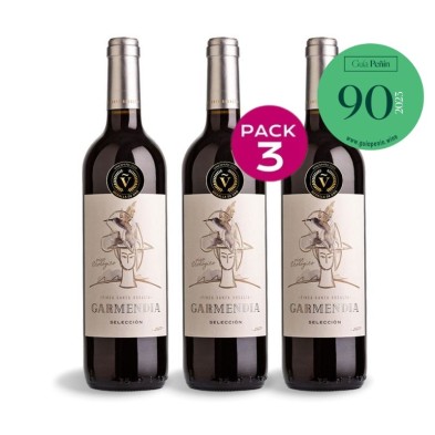3 bouteilles Garmendia Rouge Sélection  2015  (19.96€/u)