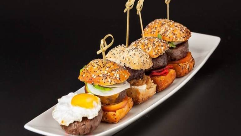 mini hamburguesas de wagyu