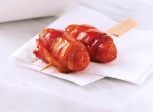 pinchos de salchicha